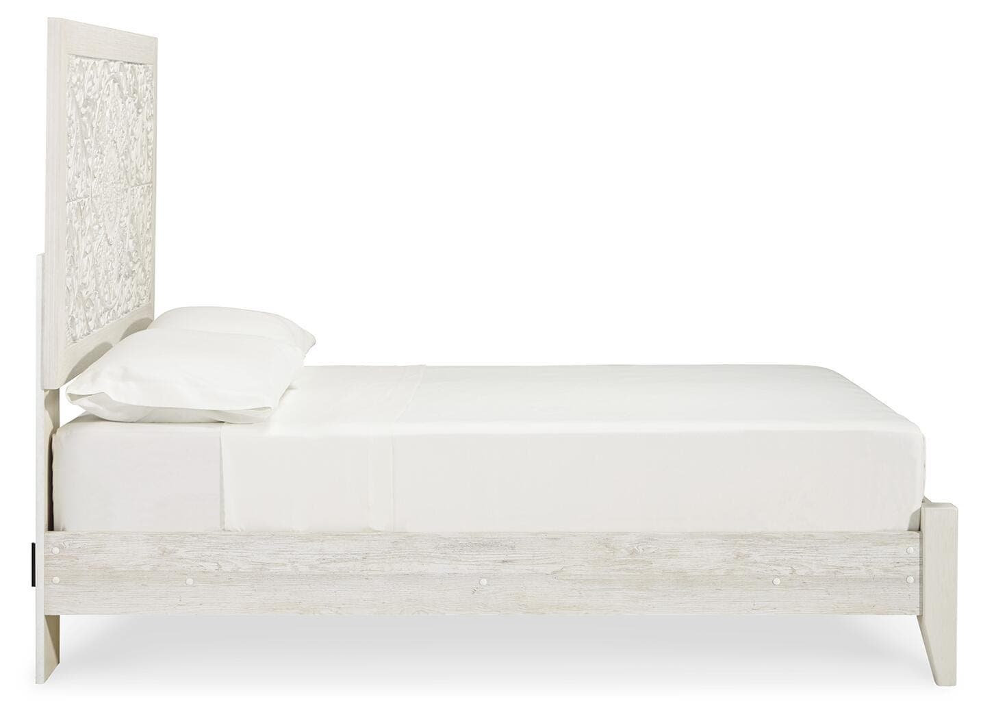 Paxberry Full Panel Bed — White — view 7