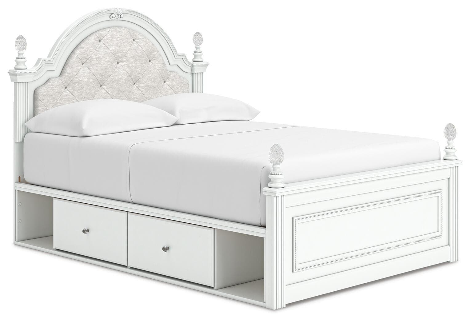 Maylilly Full Upholstered Panel Bed with Storage