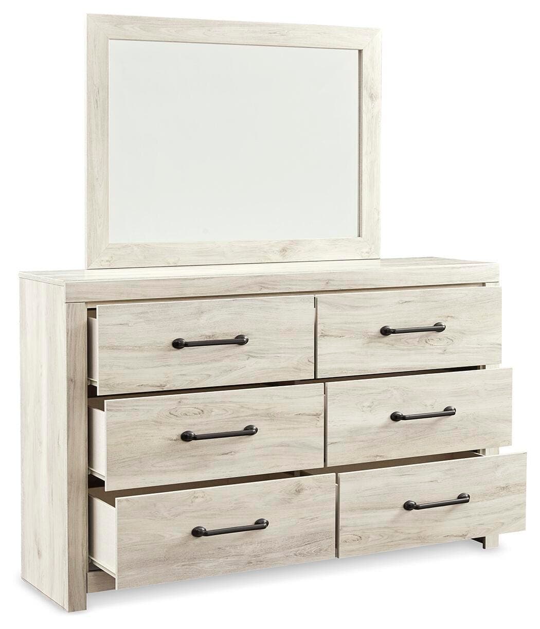 Cambeck Dresser and Mirror — White — view 5