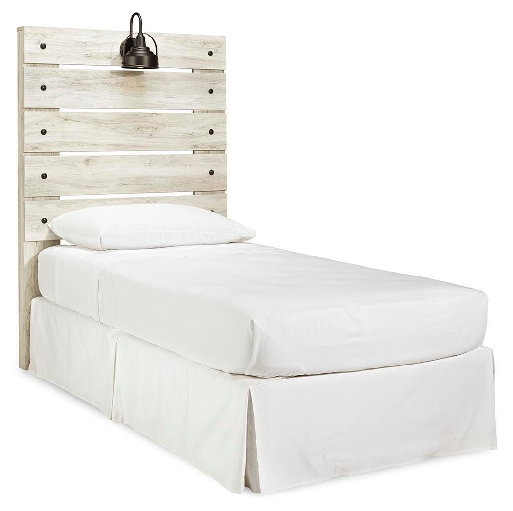 Cambeck Twin Panel Headboard — White — view 3