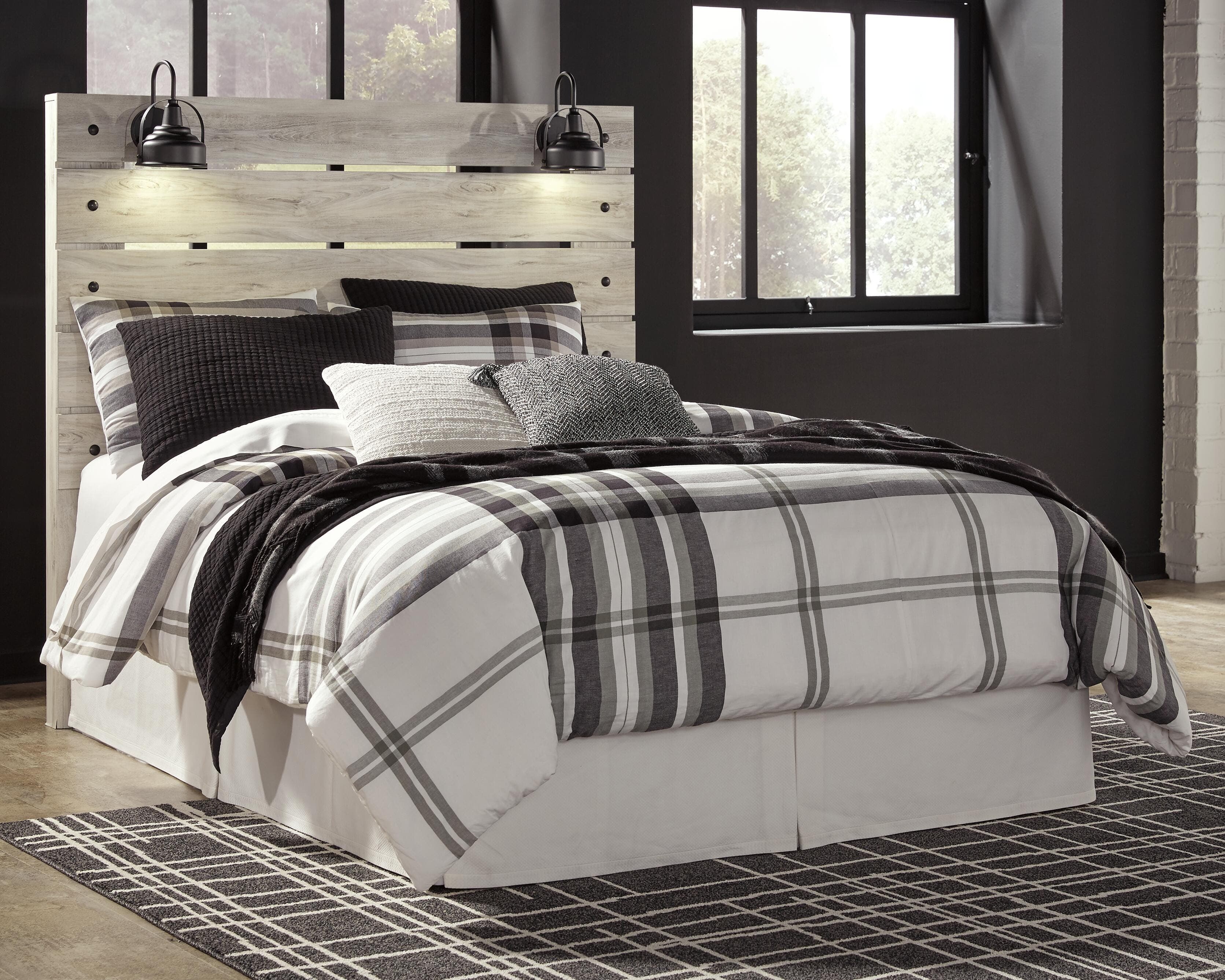 Cambeck Queen Panel Headboard — White — view 2
