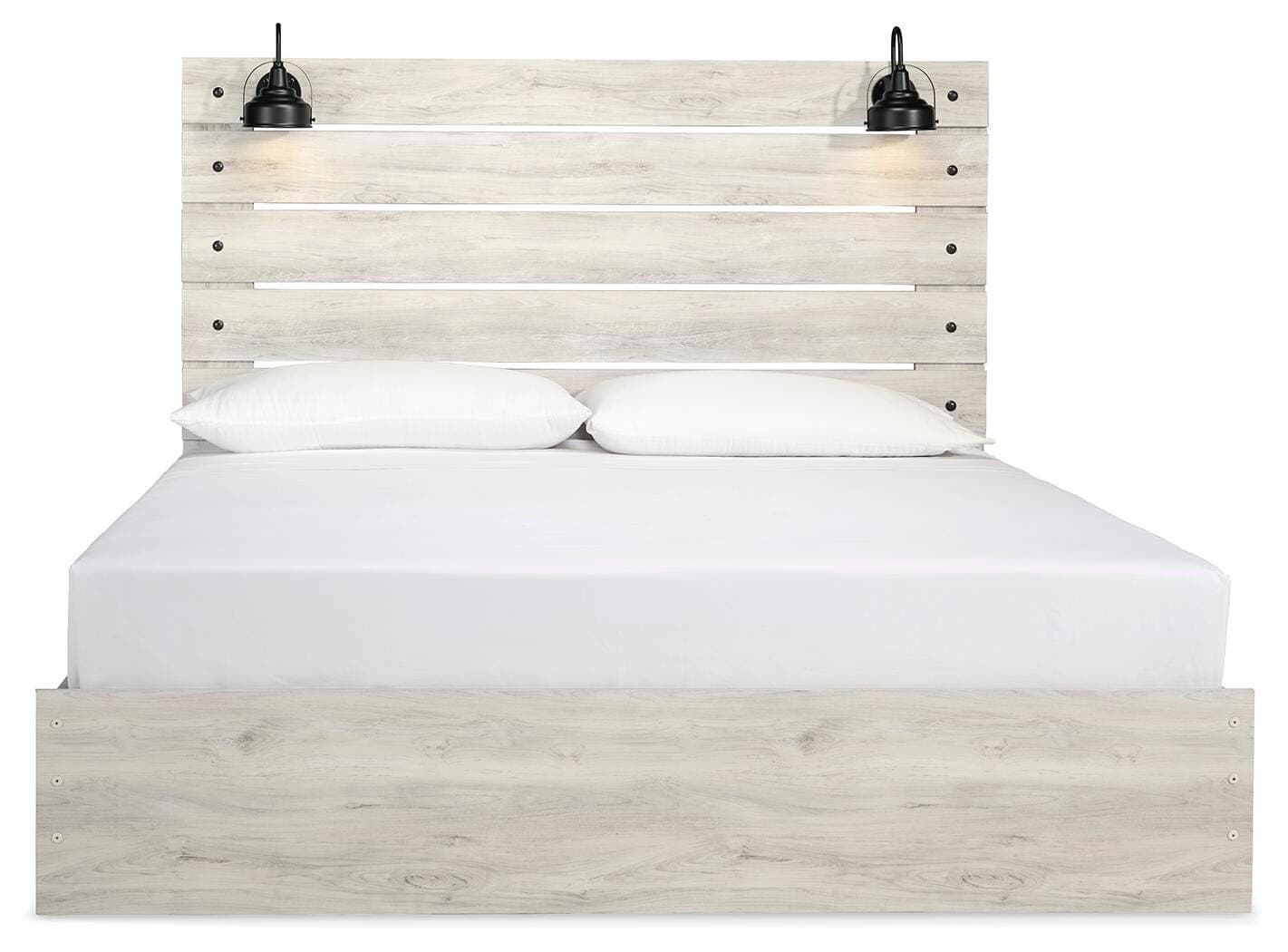 Cambeck King Panel Bed — White — view 3