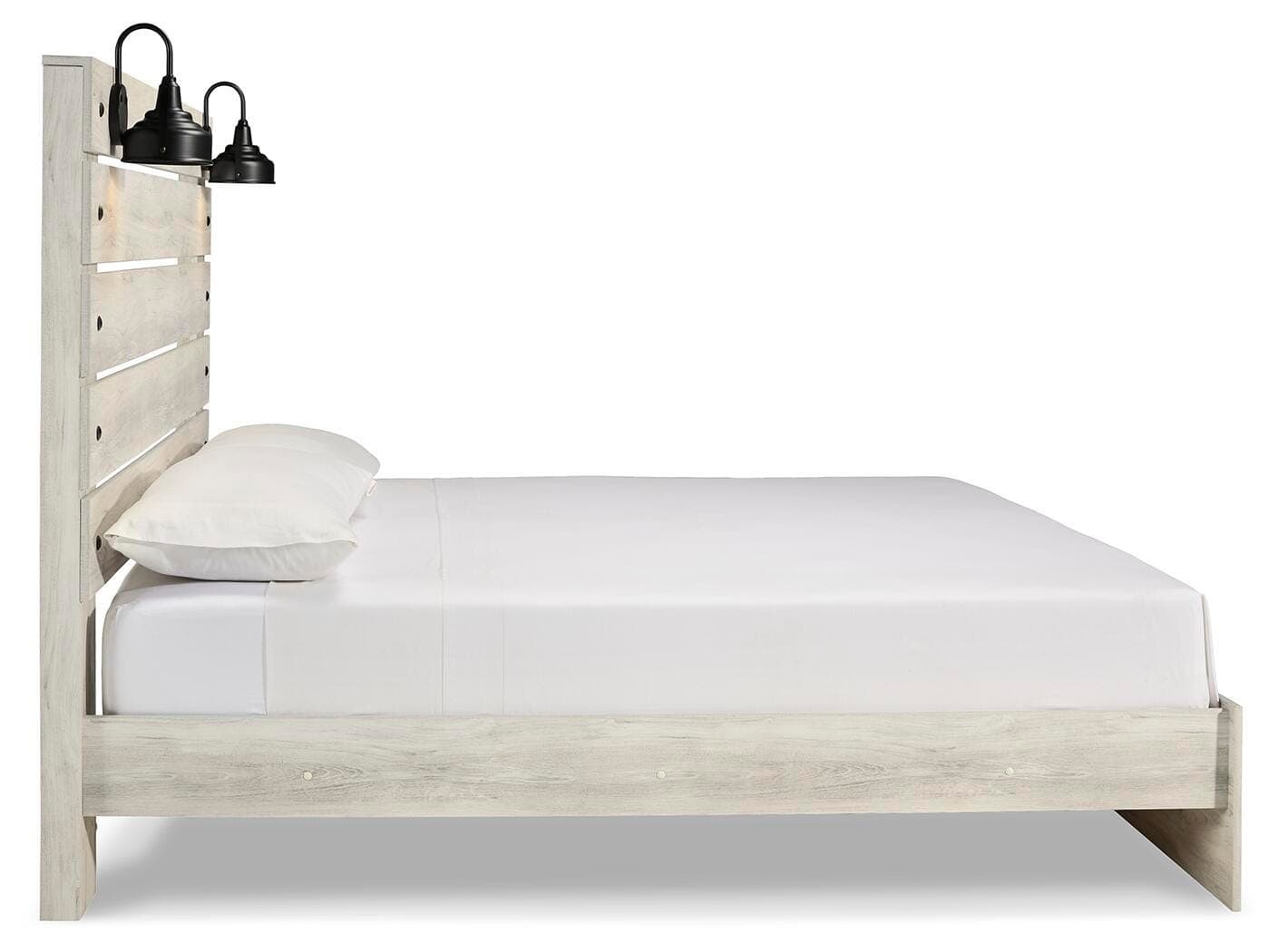 Cambeck King Panel Bed — White — view 5