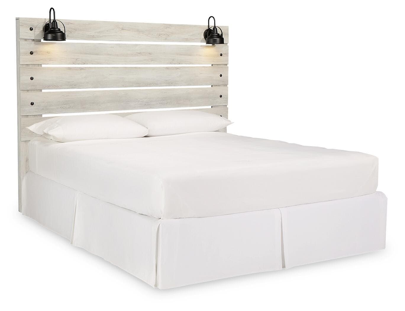 Cambeck King Panel Headboard — White — view 5