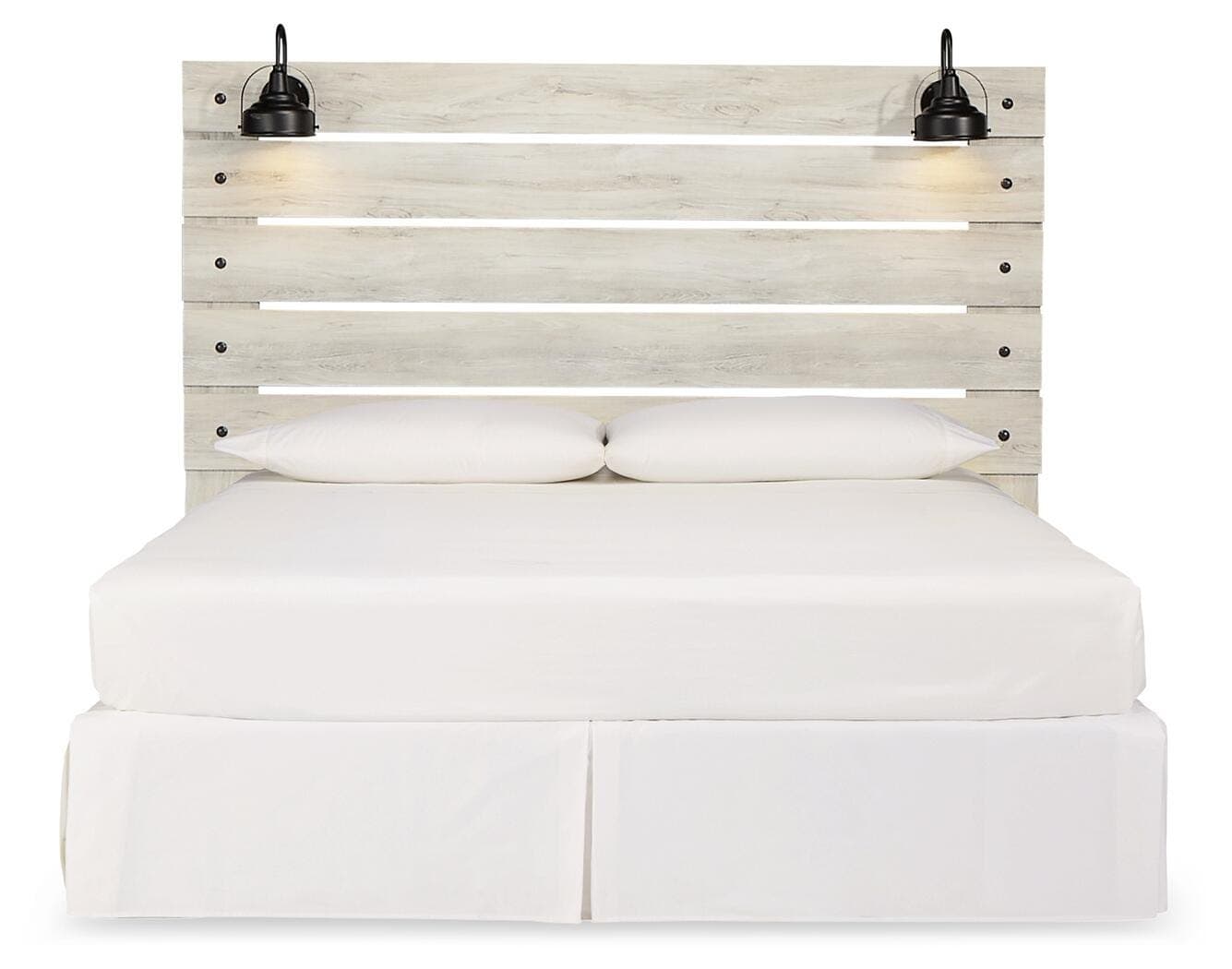 Cambeck King Panel Headboard — White — view 3