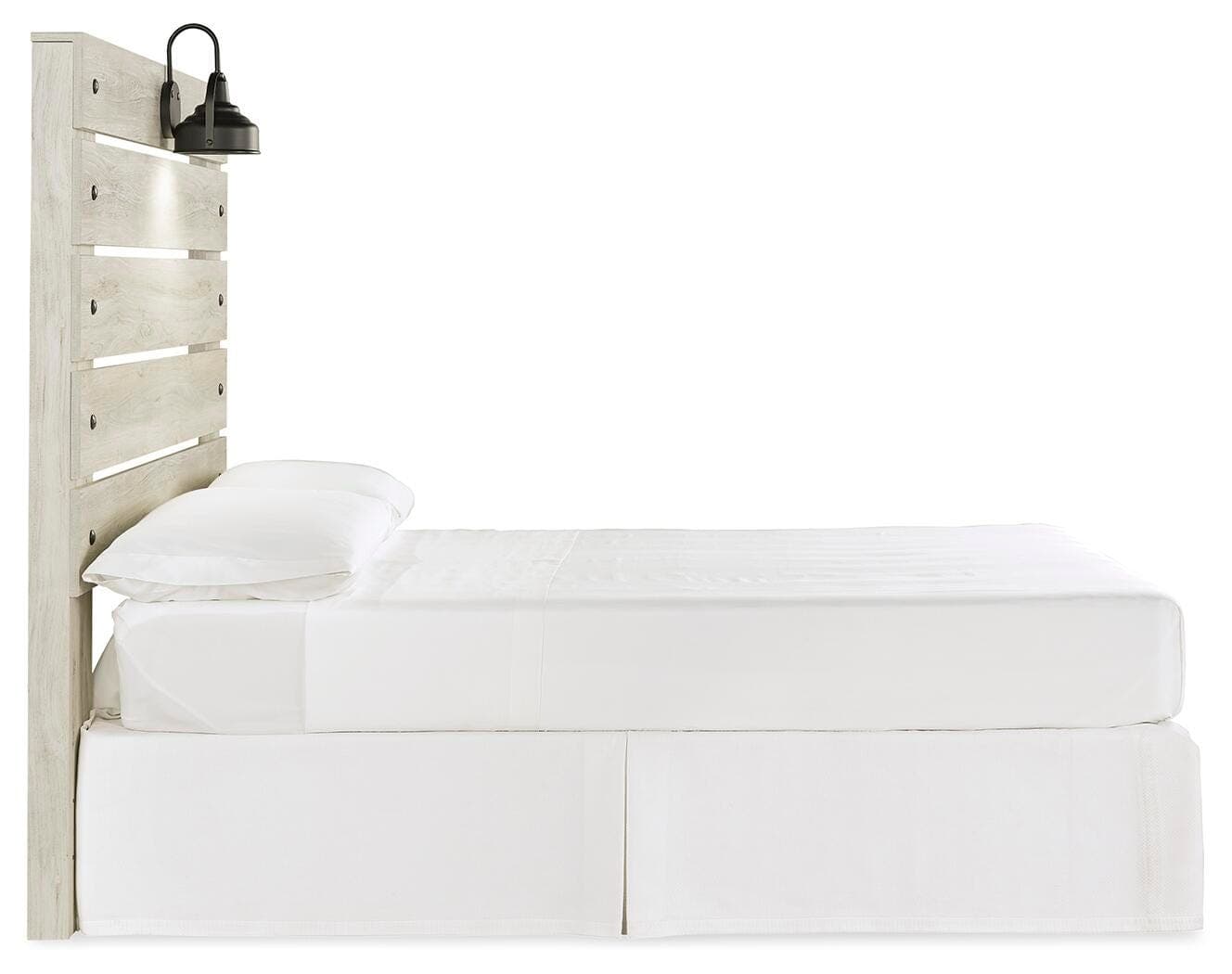 Cambeck Full Panel Headboard — White — view 6