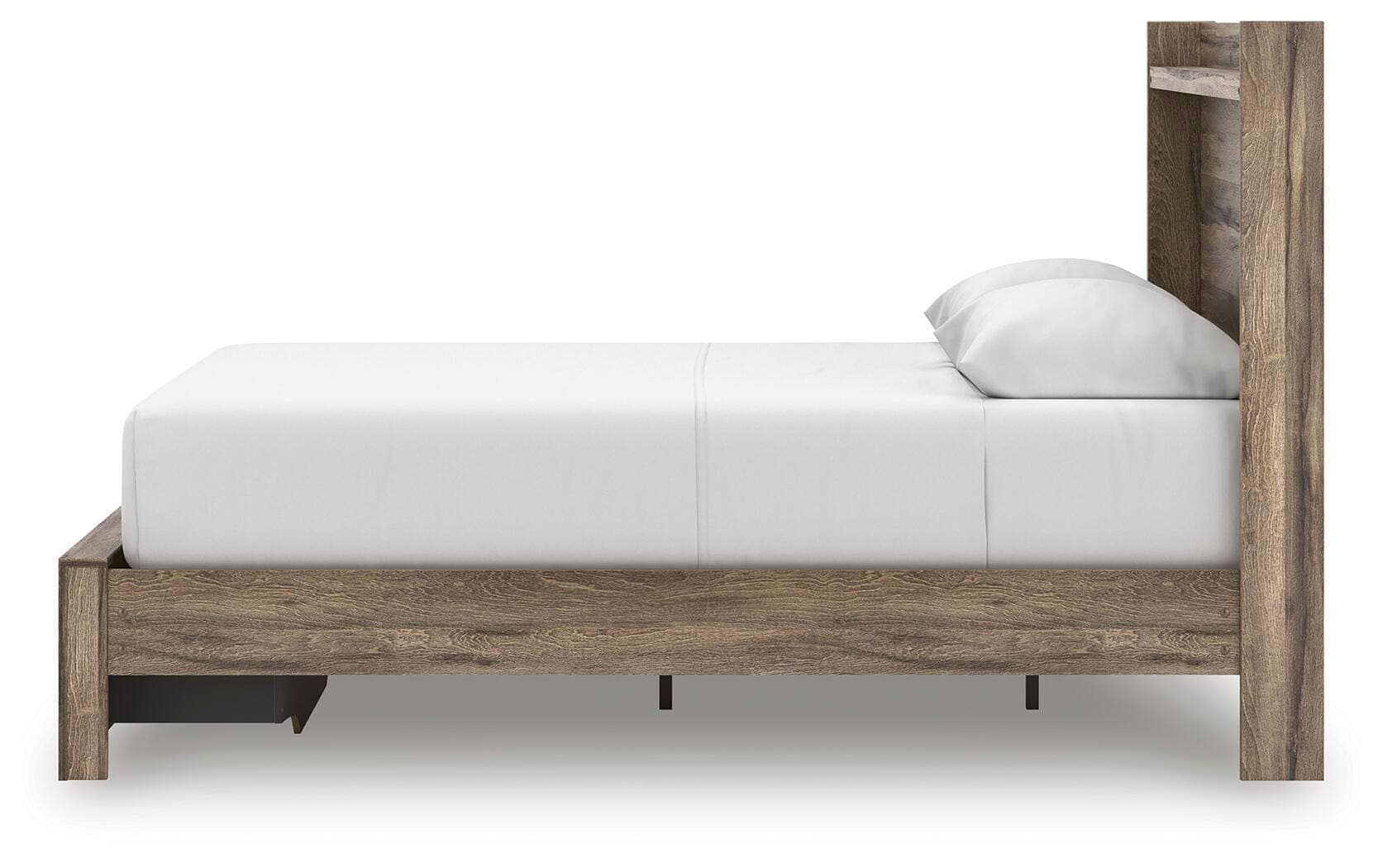 Baystorm Queen Panel Storage Bed — Brown — view 7