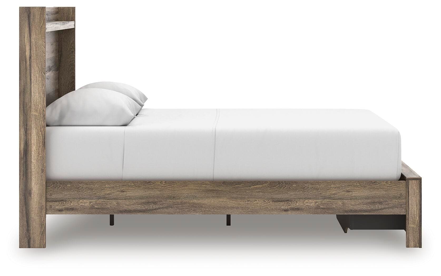 Baystorm Queen Panel Storage Bed — Brown — view 8
