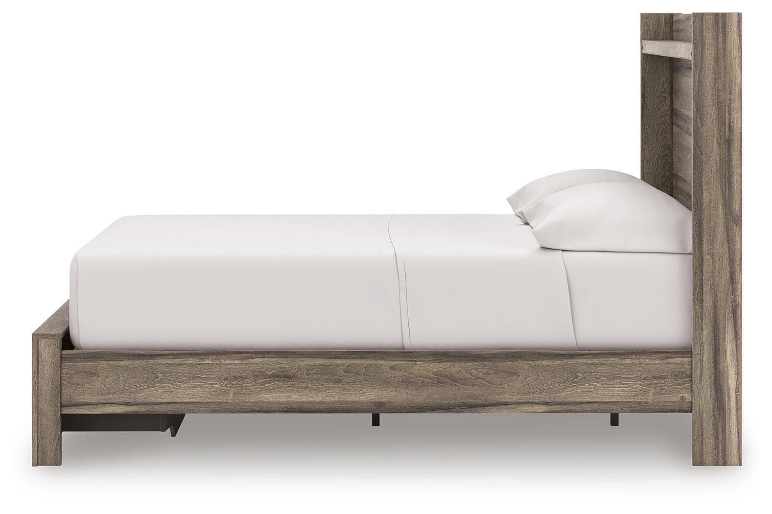 Baystorm Full Panel Storage Bed — Brown — view 8