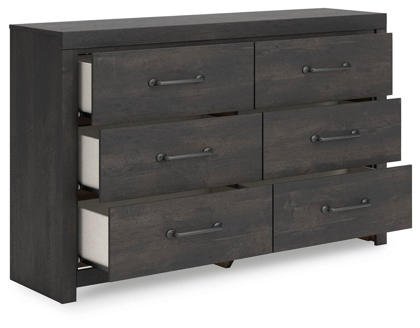 Delmorta Dresser — Black/Gray — view 4