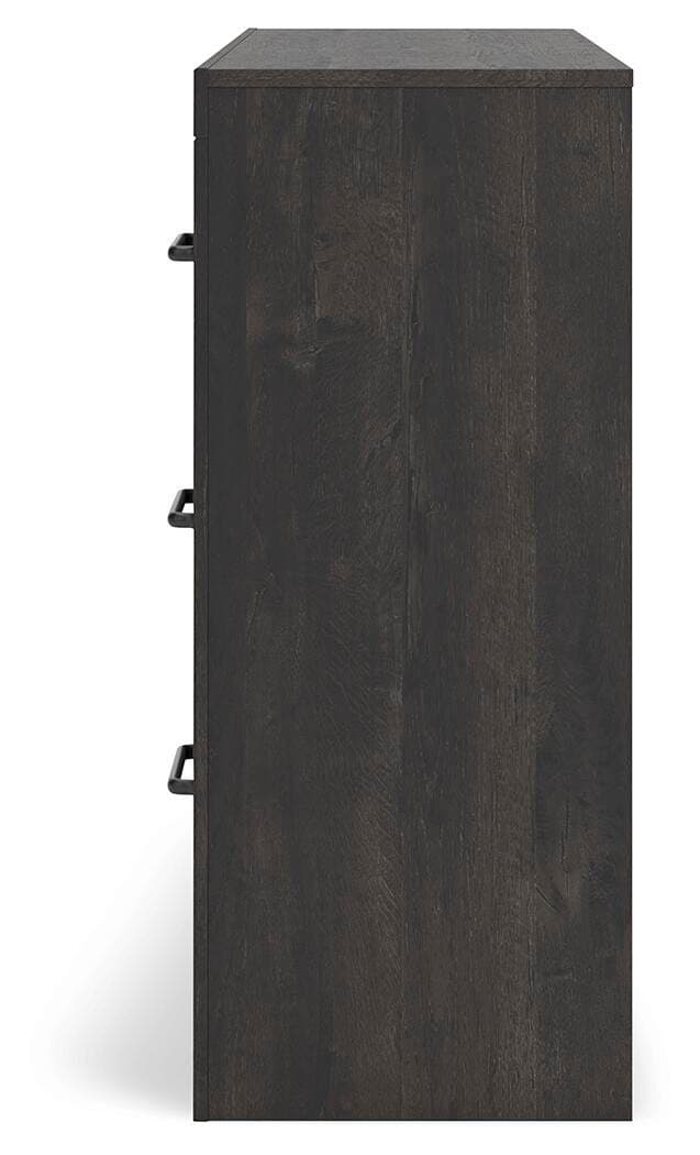 Delmorta Dresser — Black/Gray — view 7