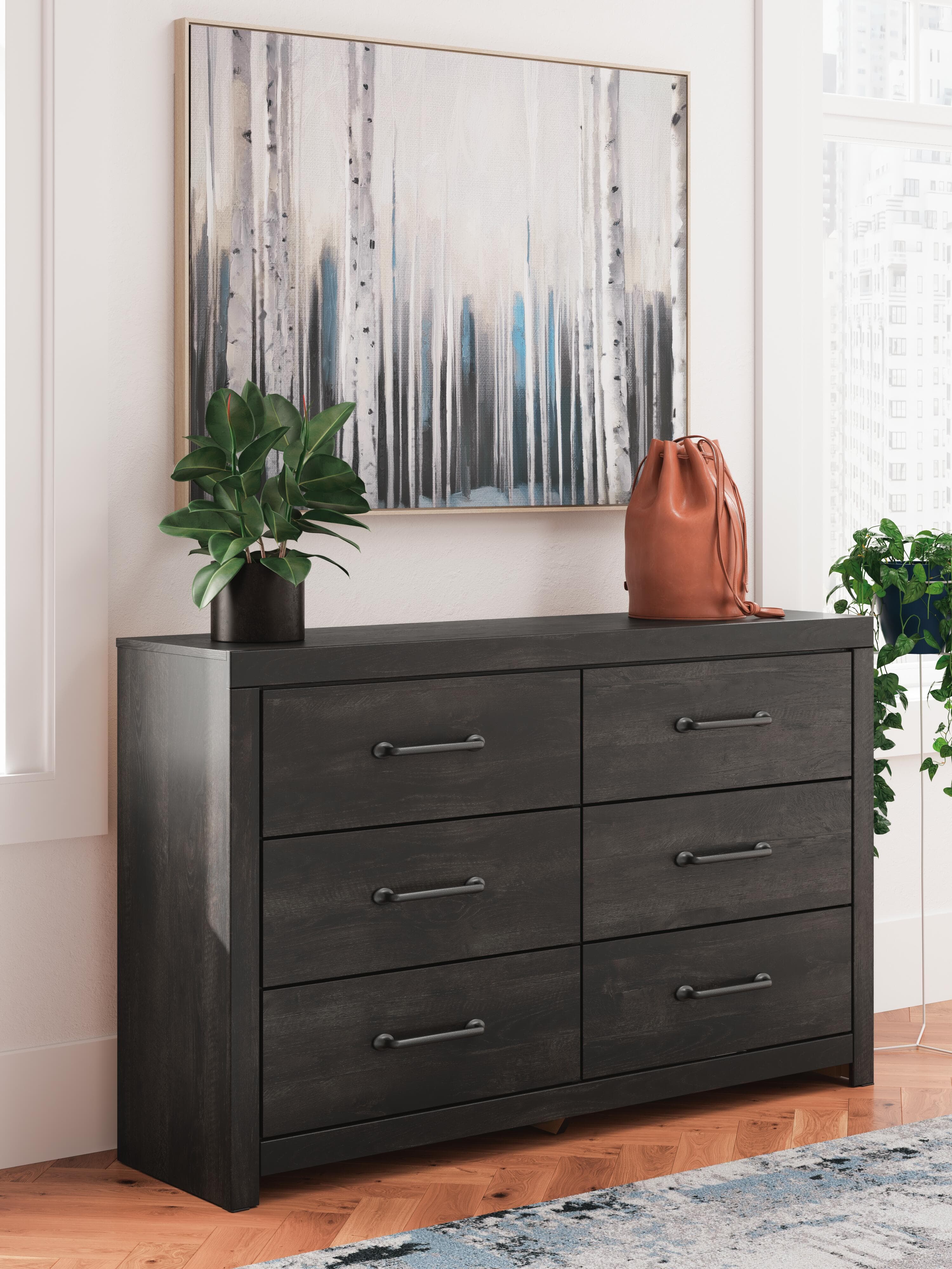 Delmorta Dresser — Black/Gray — view 2