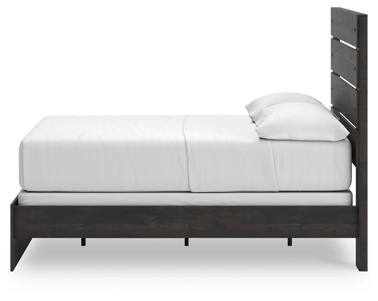 Delmorta Full Panel Bed — Black/Gray — view 8