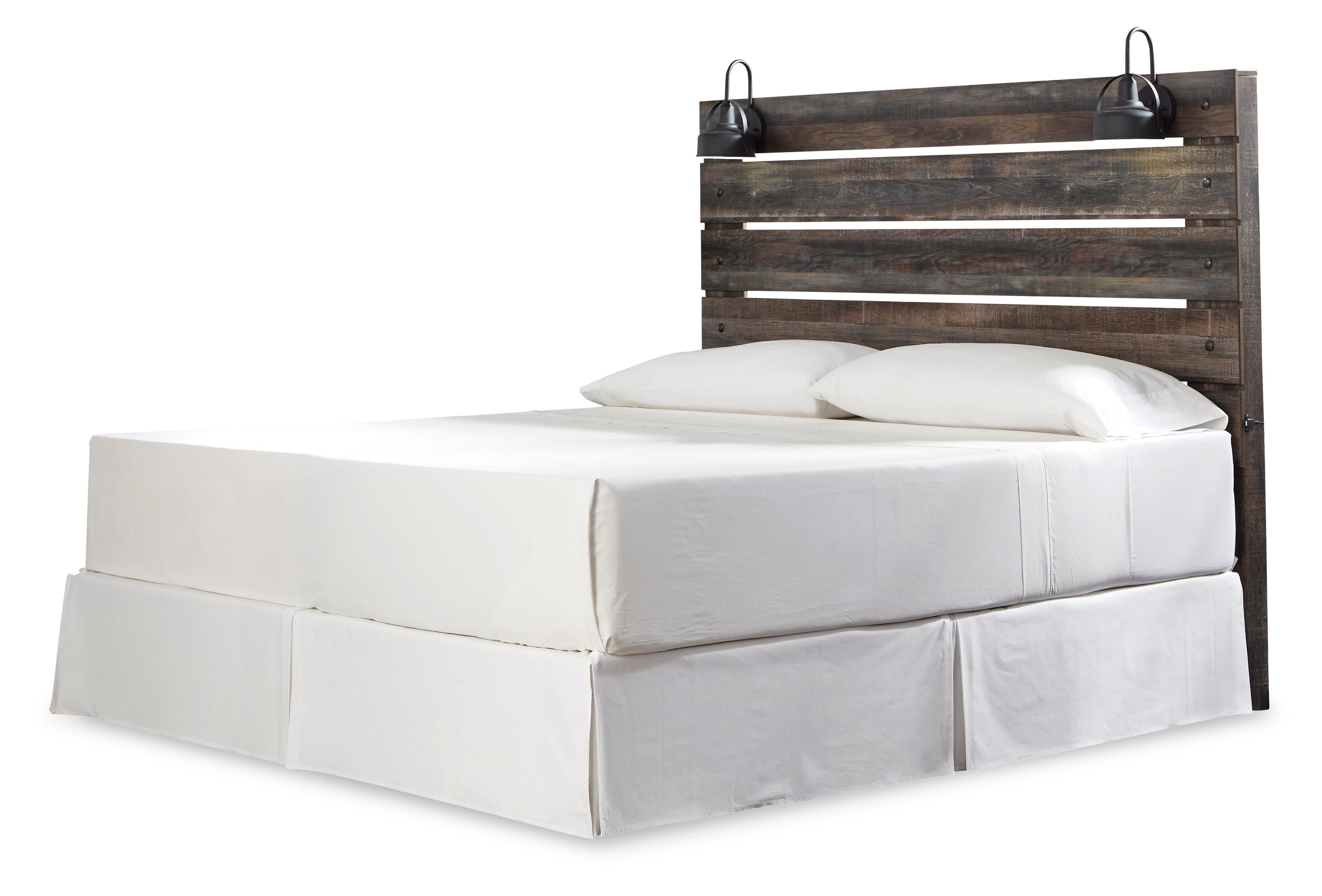 Drystan King Panel Headboard — Brown/Beige — view 7