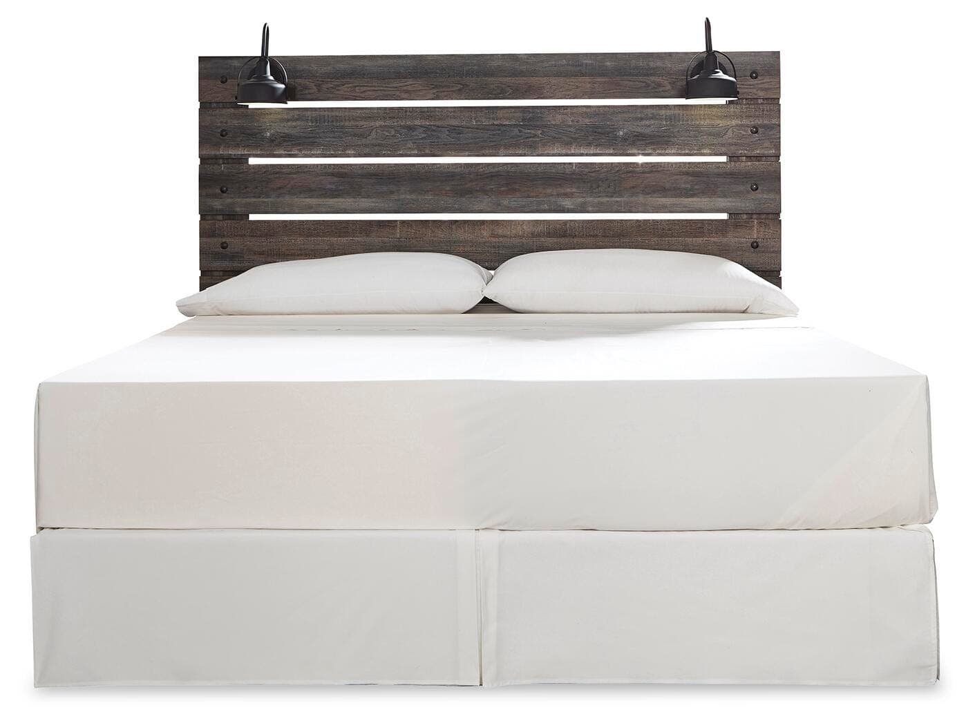 Drystan King Panel Headboard — Brown/Beige — view 6