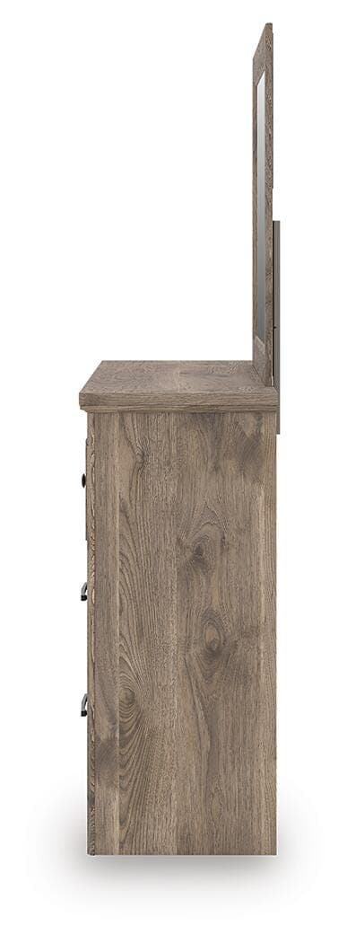 Keithland Dresser and Mirror — Brown — view 7