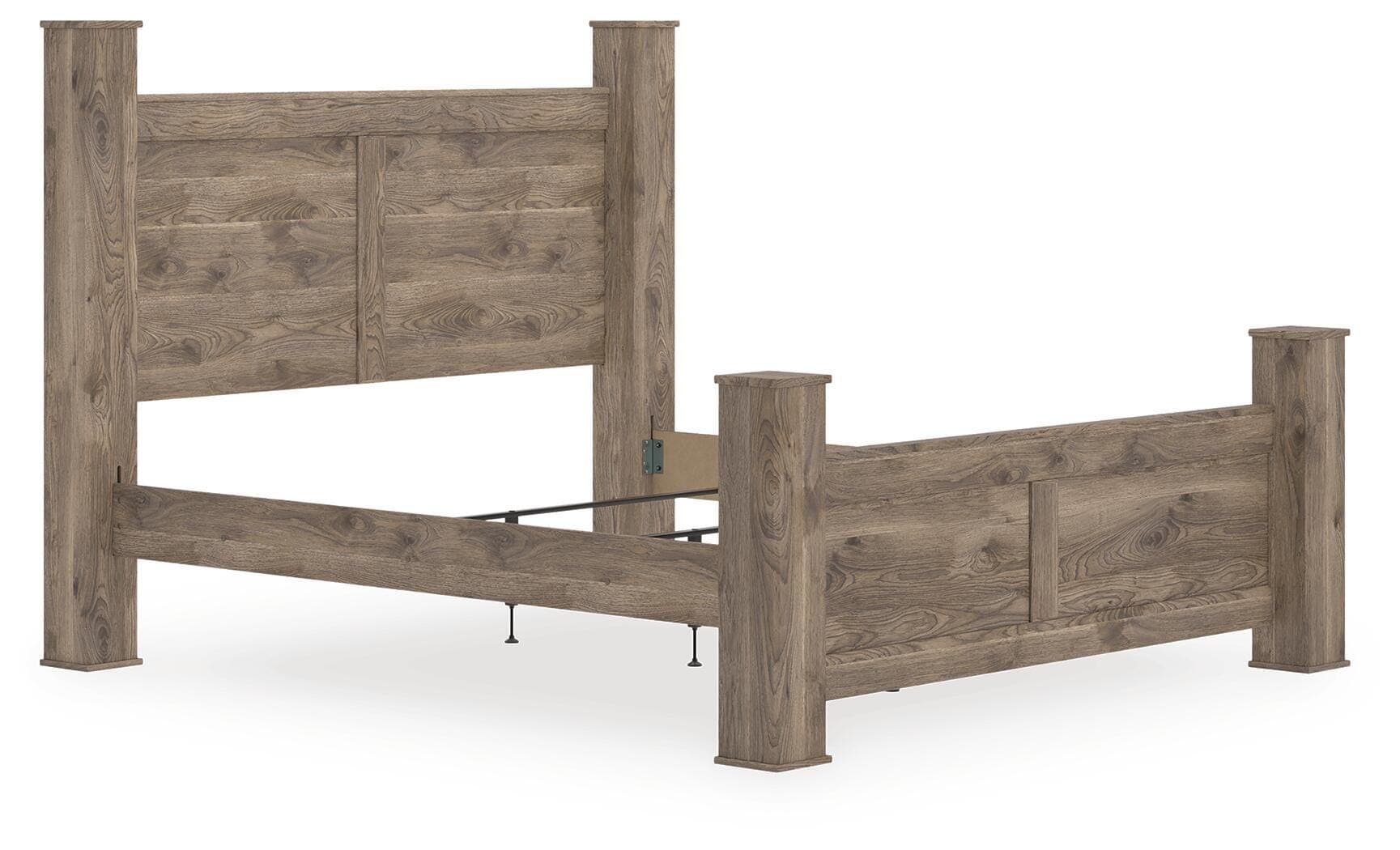 Keithland King Poster Bed — Brown — view 2