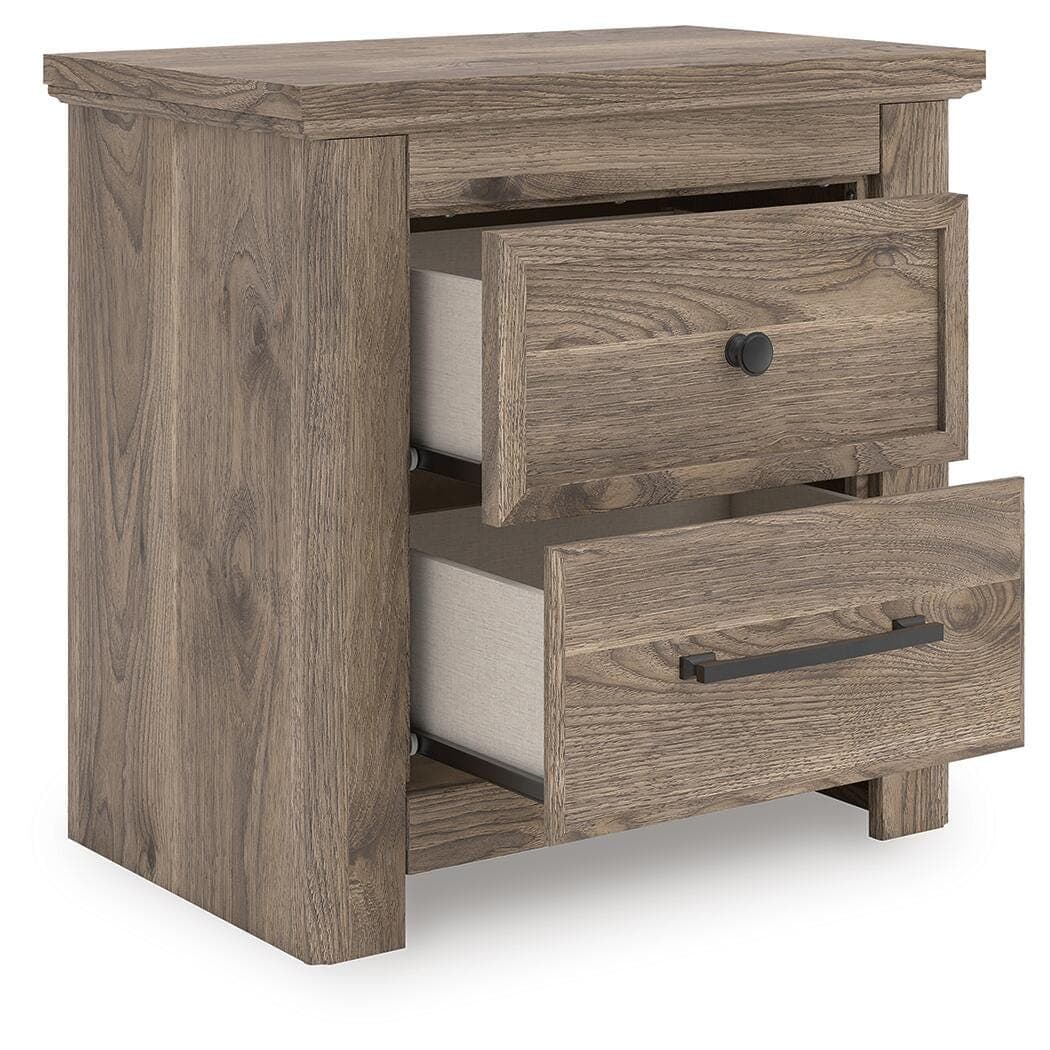 Keithland Nightstand — Brown/Beige — view 3