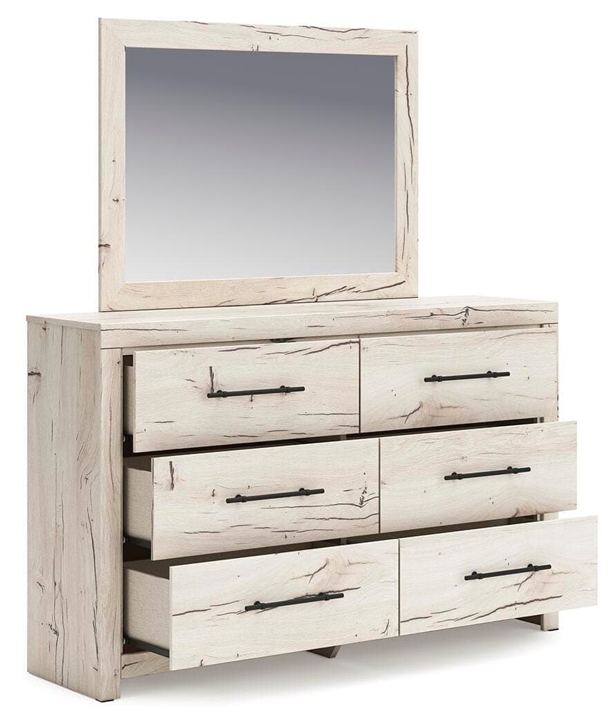 Lawroy Dresser and Mirror — Natural — view 3