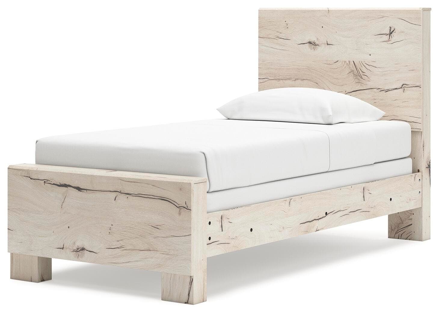 Lawroy Twin Panel Bed — Natural — view 3