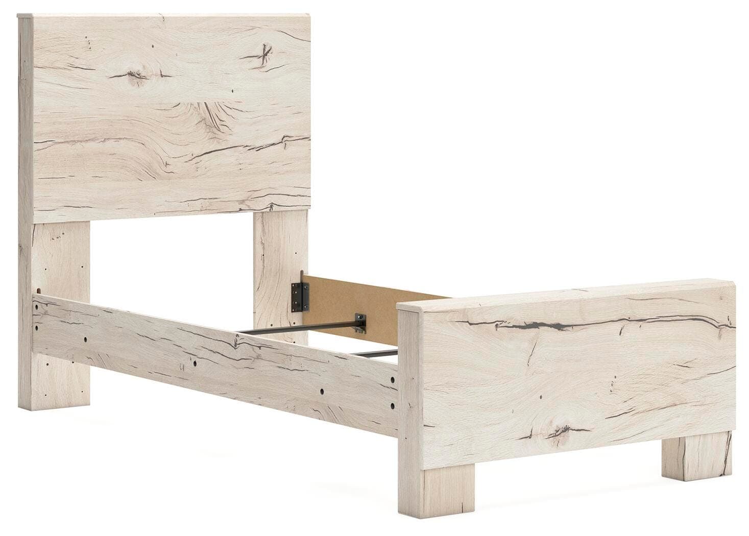 Lawroy Twin Panel Bed — Natural — view 8