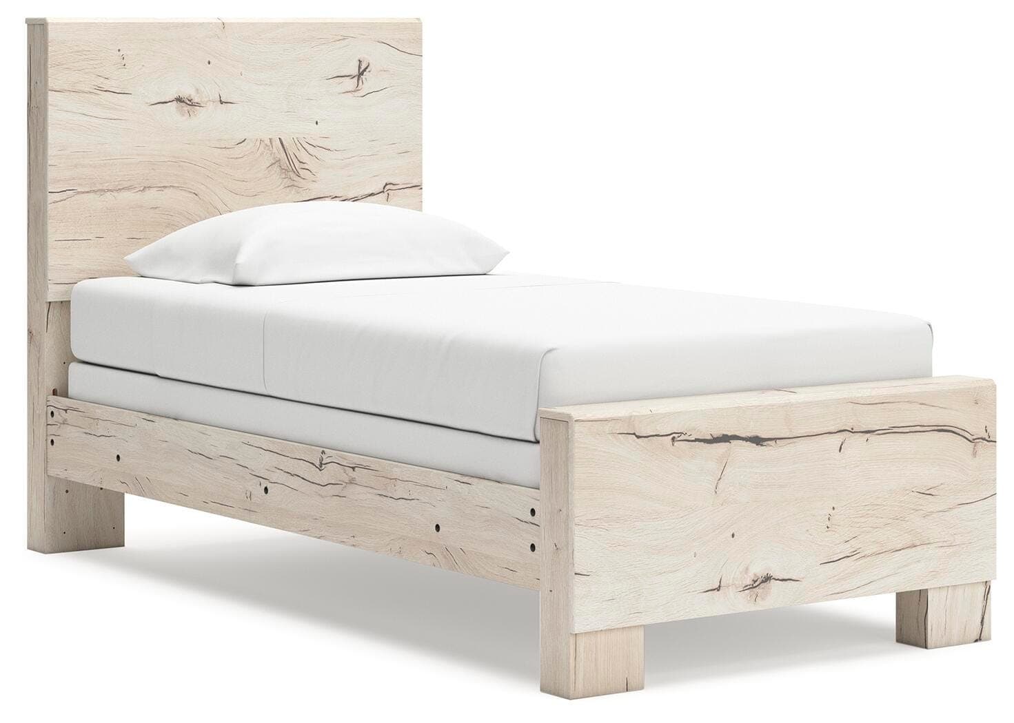Lawroy Twin Panel Bed — Natural — view 2