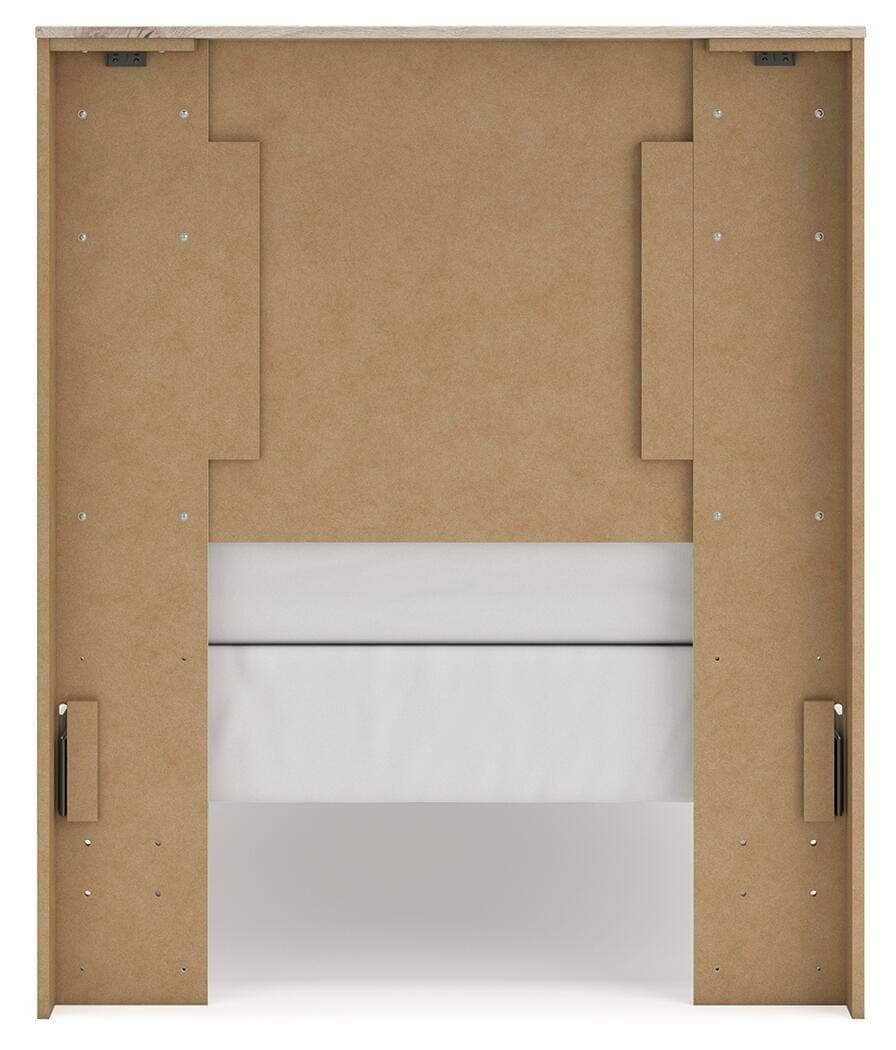 Lawroy Twin Panel Bed — Natural — view 7