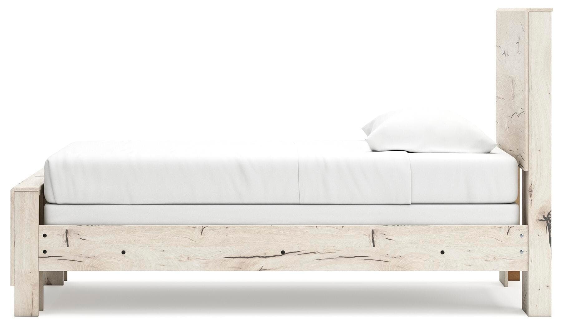Lawroy Twin Panel Bed — Natural — view 6