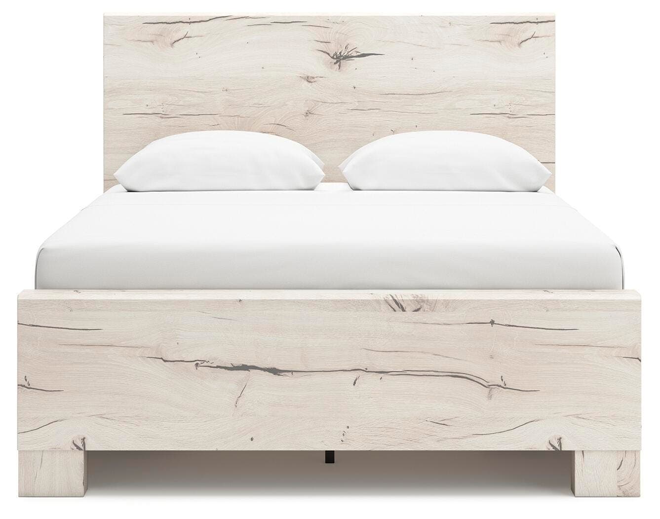 Lawroy Full Panel Bed with Storage — Natural — view 6