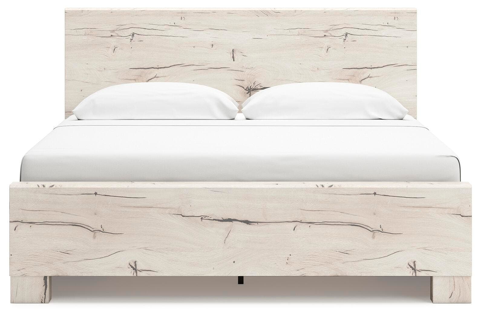 Lawroy King Panel Bed with Storage — Natural — view 5