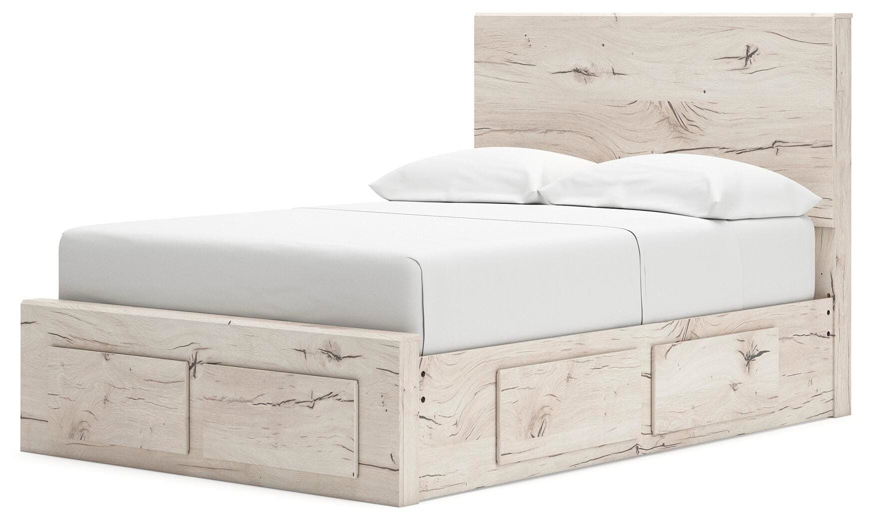 Lawroy Full Panel Storage Bed — Natural — view 4