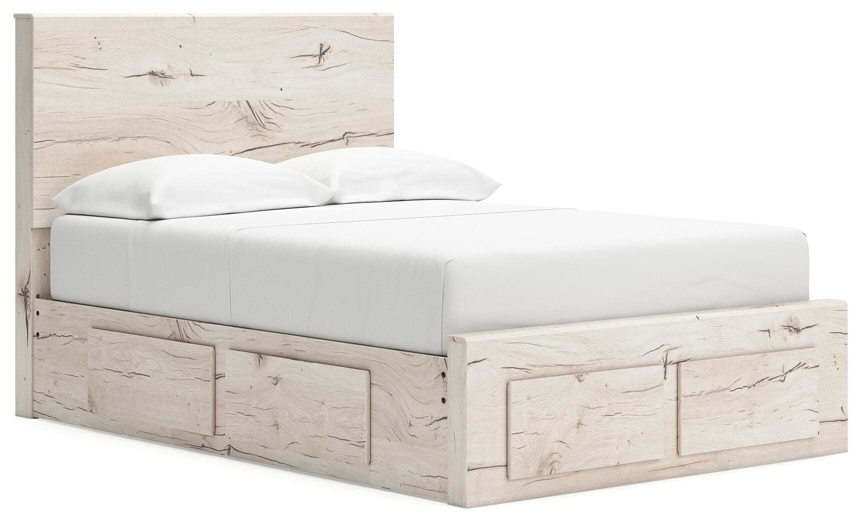 Lawroy Full Panel Storage Bed — Natural — view 2