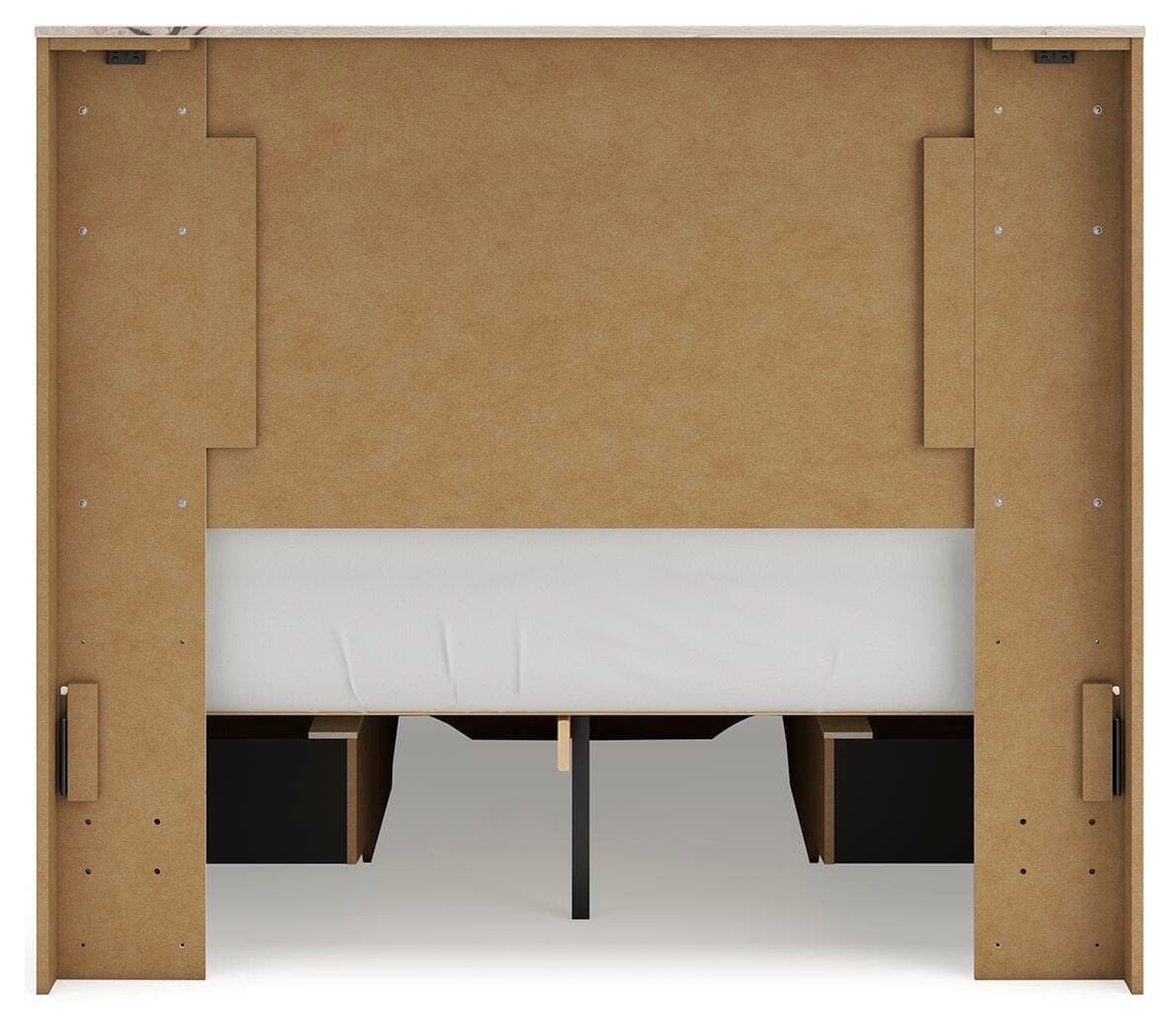 Lawroy Full Panel Storage Bed — Natural — view 8