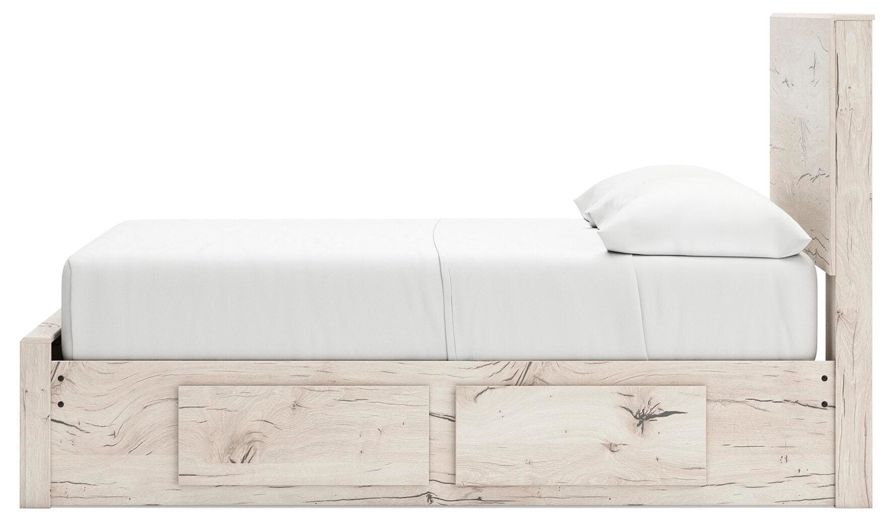 Lawroy Full Panel Storage Bed — Natural — view 7