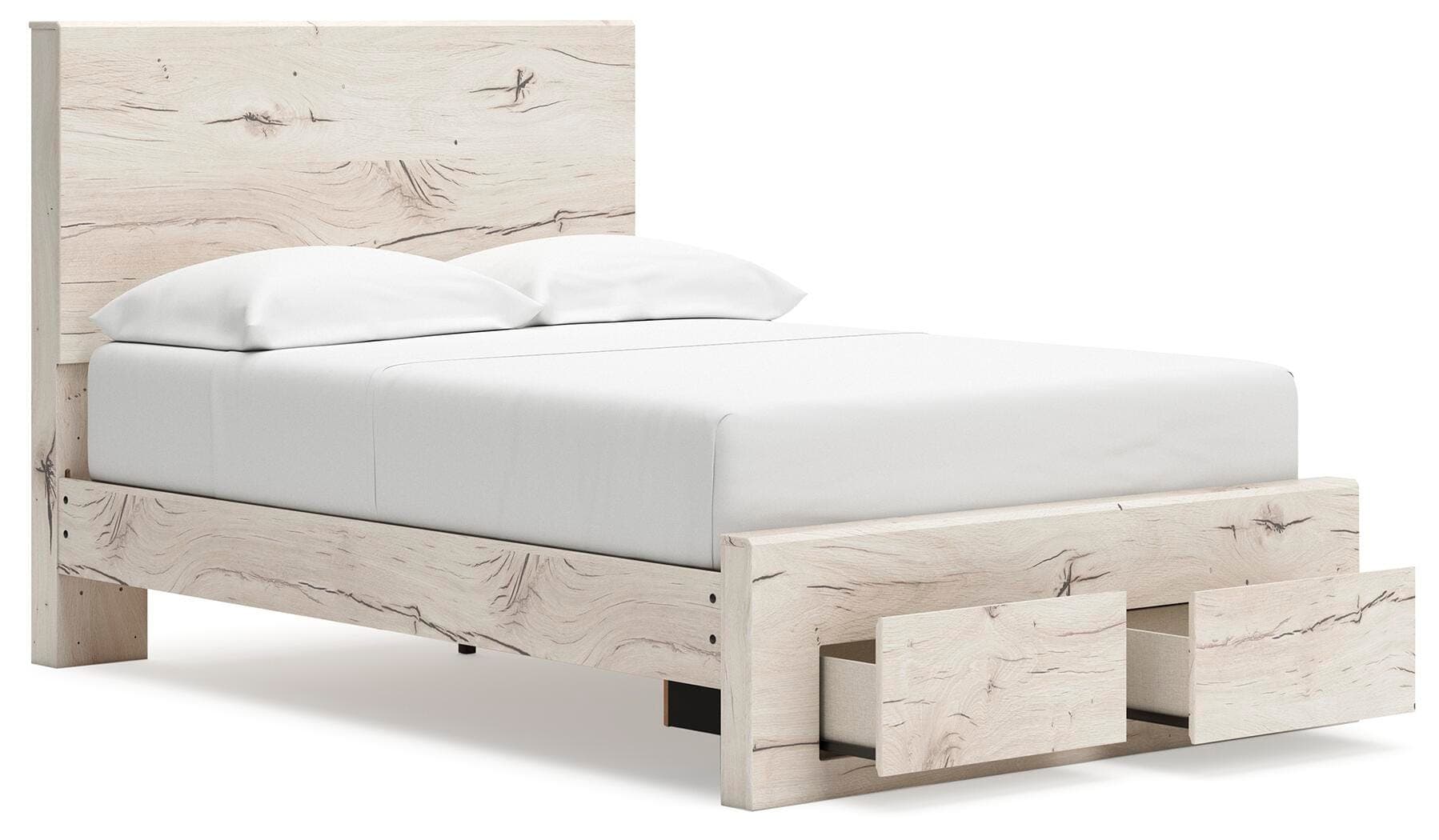Lawroy Full Panel Storage Bed — Natural — view 3