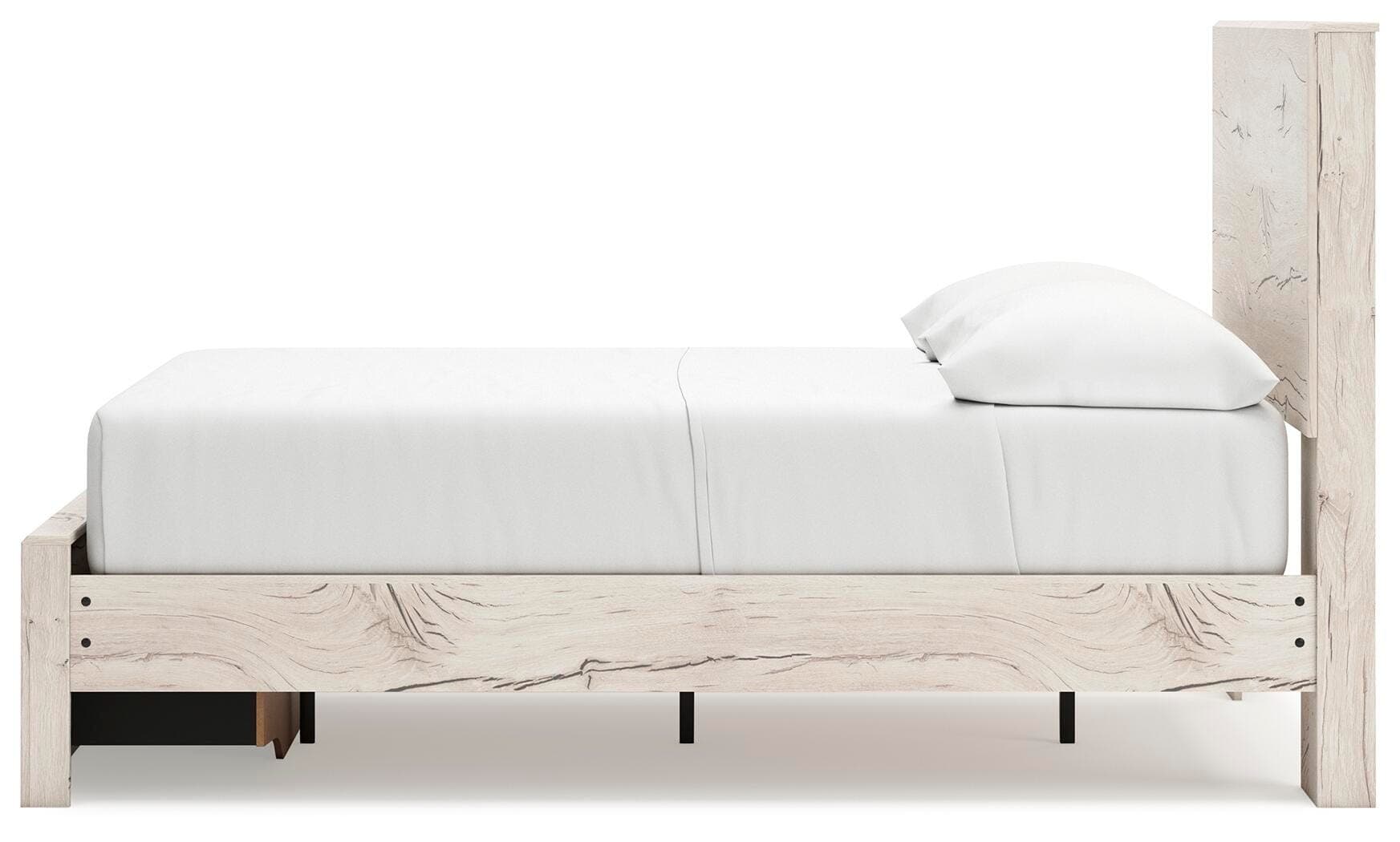 Lawroy Full Panel Storage Bed — Natural — view 7