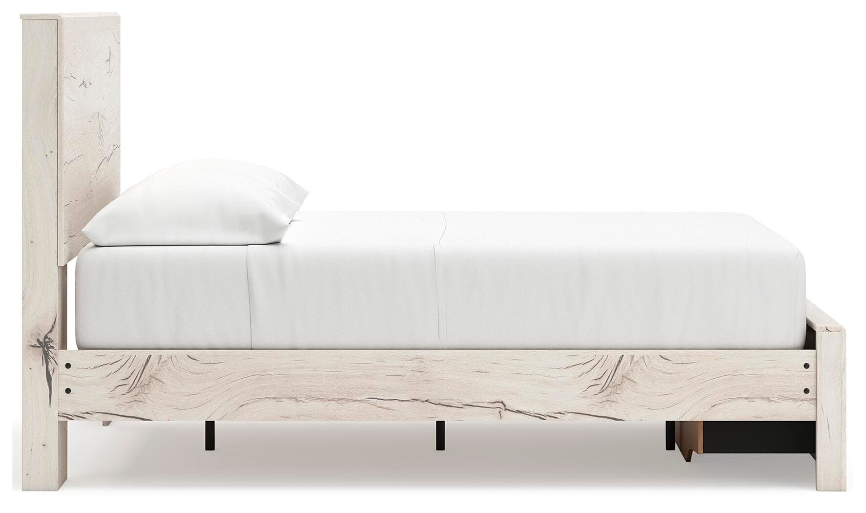 Lawroy Full Panel Storage Bed — Natural — view 6