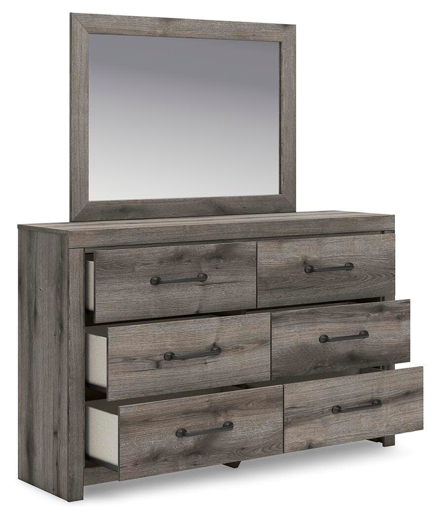 Urbanoore Dresser and Mirror — Brown/Beige — view 4