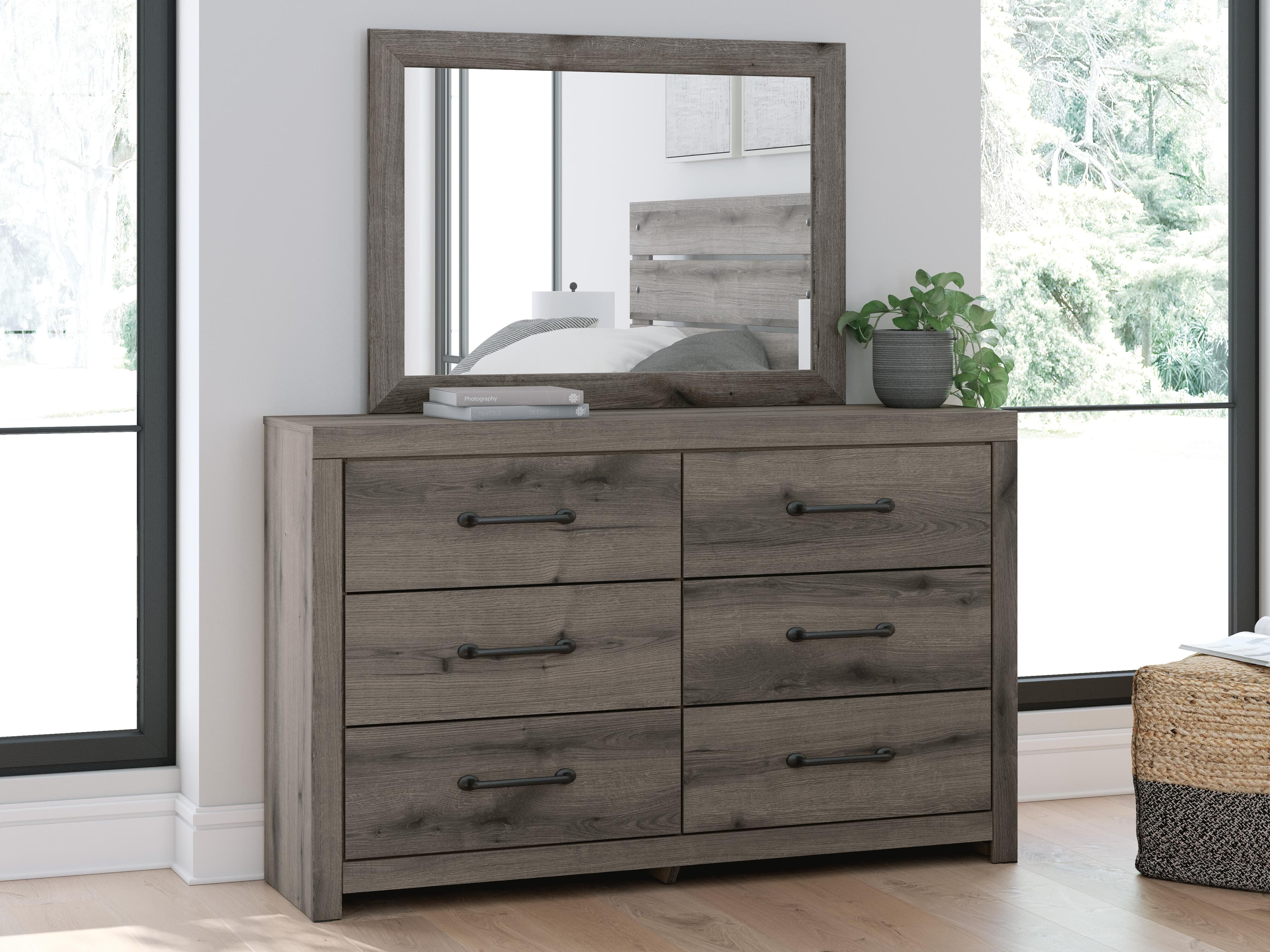 Urbanoore Dresser and Mirror — Brown/Beige — view 2
