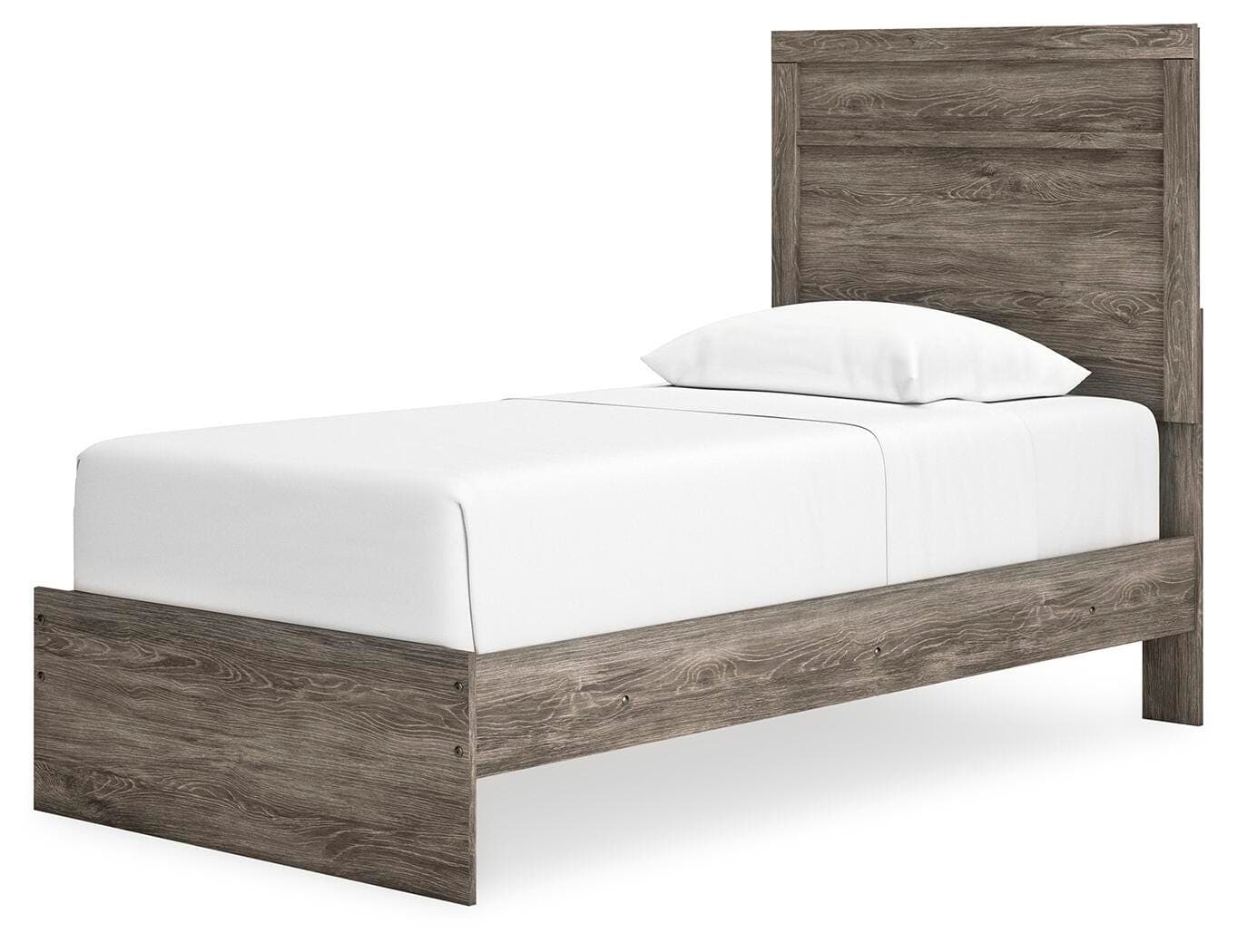 Ralinksi Twin Panel Bed — Black/Gray — view 4
