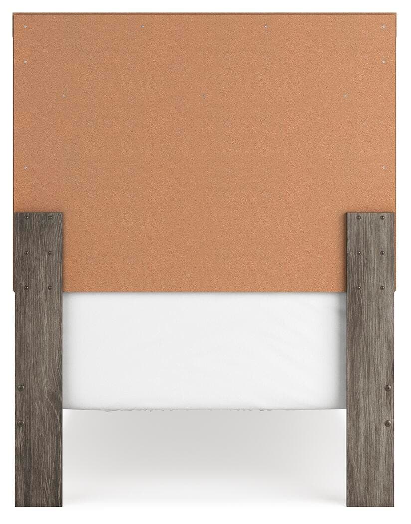 Ralinksi Twin Panel Bed — Black/Gray — view 6