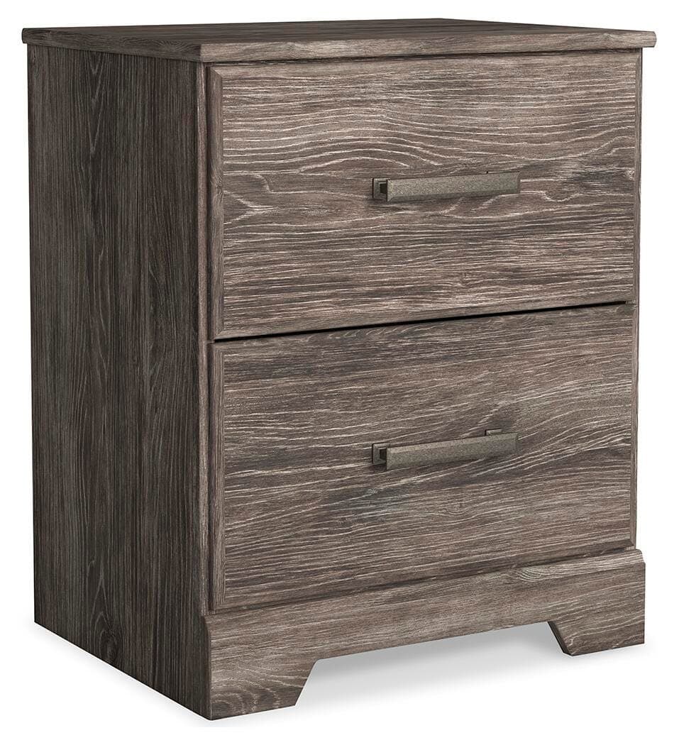 Ralinksi Nightstand — Black/Gray — view 2