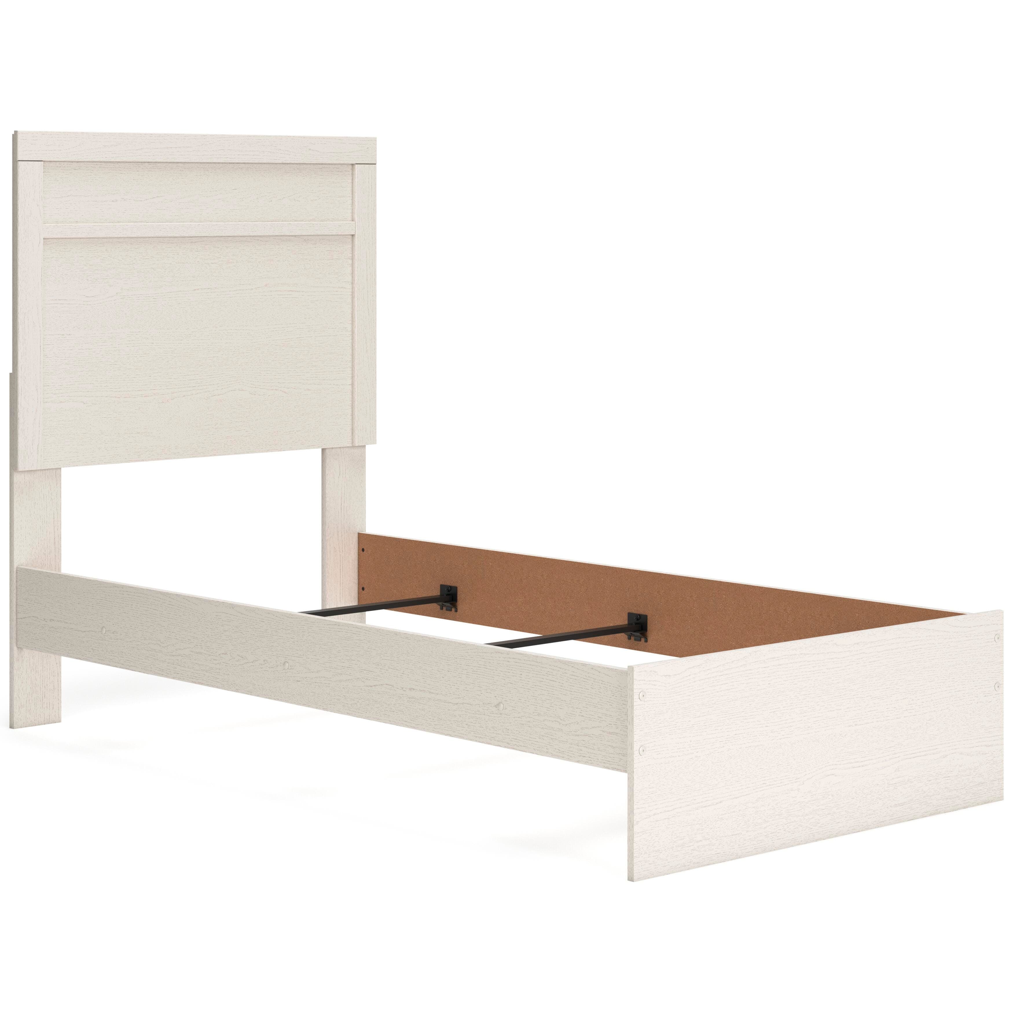 Stelsie Twin Panel Bed — White — view 3