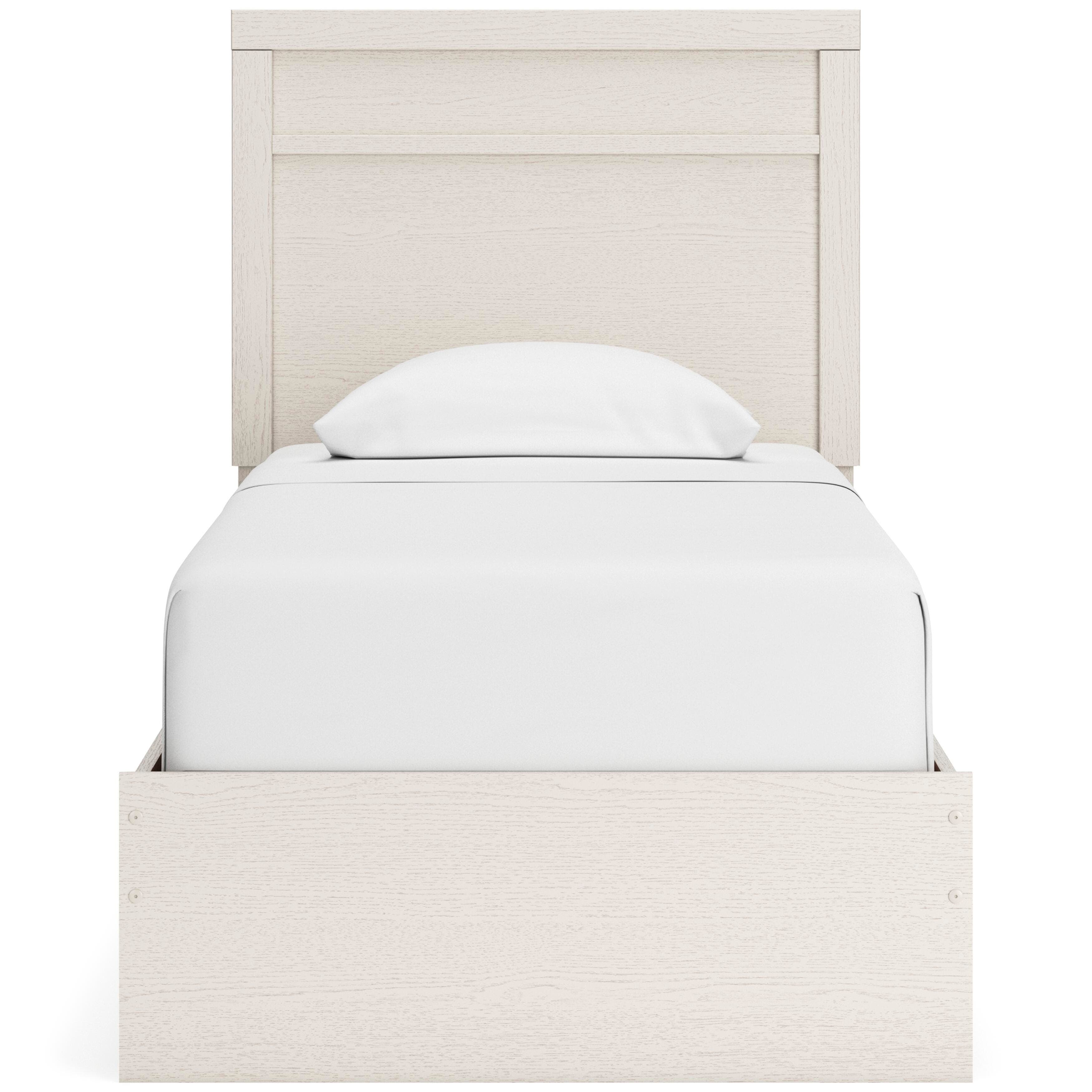 Stelsie Twin Panel Bed — White — view 5