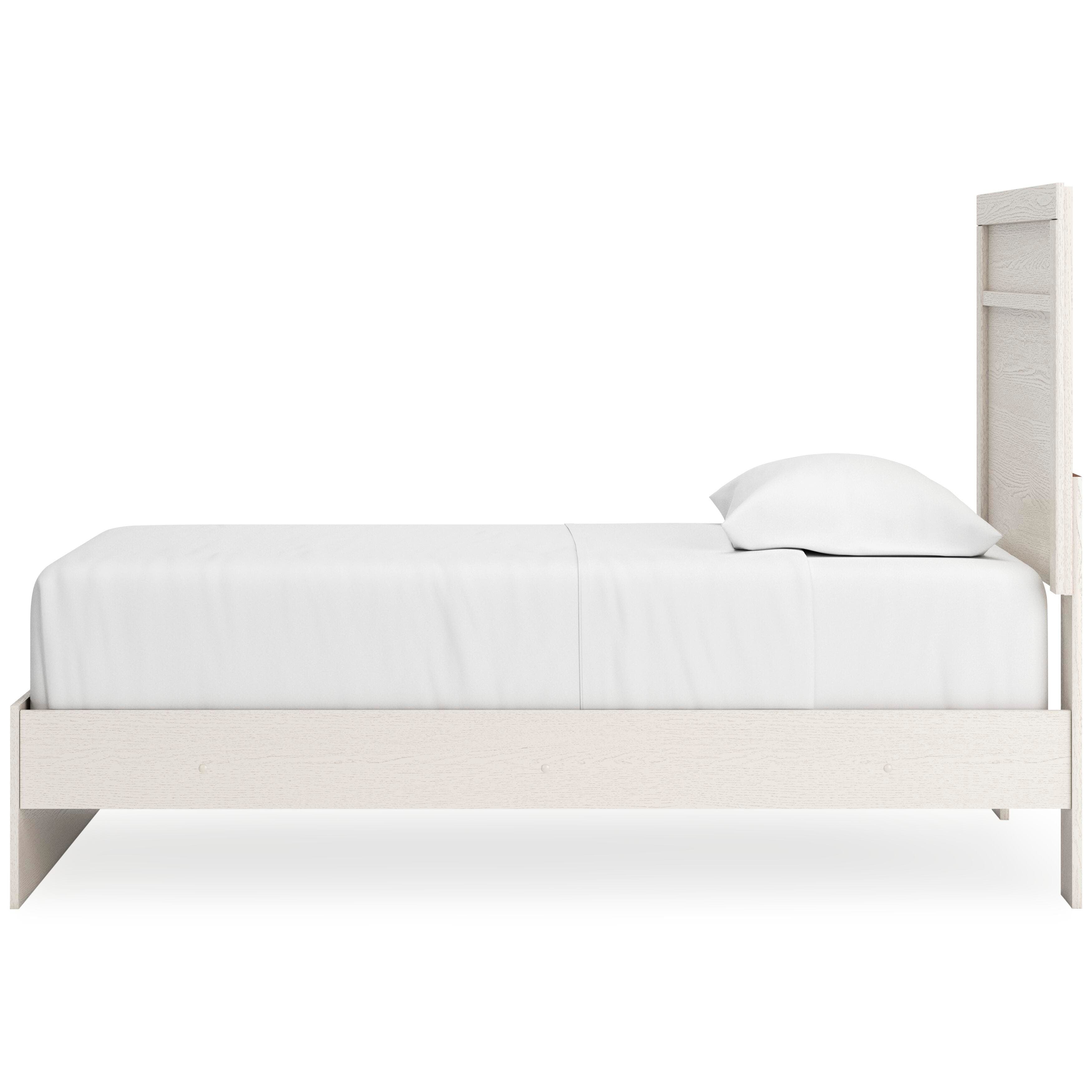 Stelsie Twin Panel Bed — White — view 7