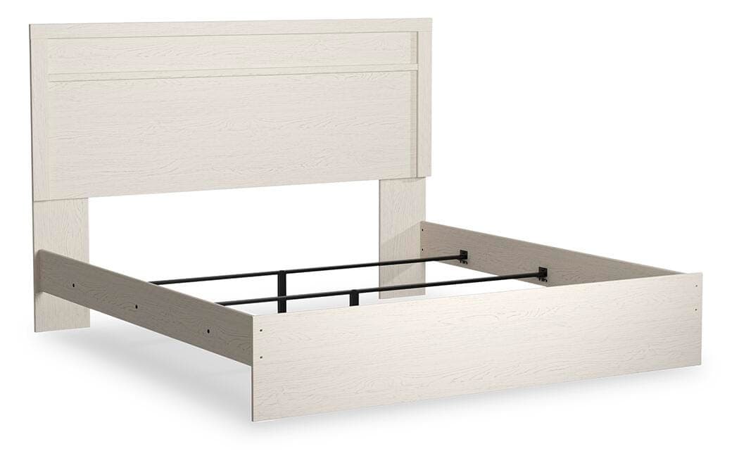 Stelsie King Panel Bed — White — view 2