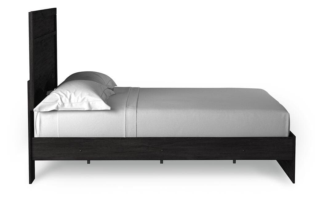 Belachime Queen Panel Bed — Black/Gray — view 5