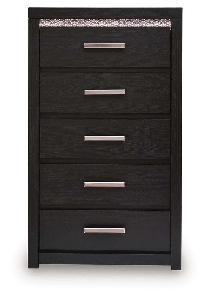 Shoralli Chest of Drawers — Black/Gray — view 3