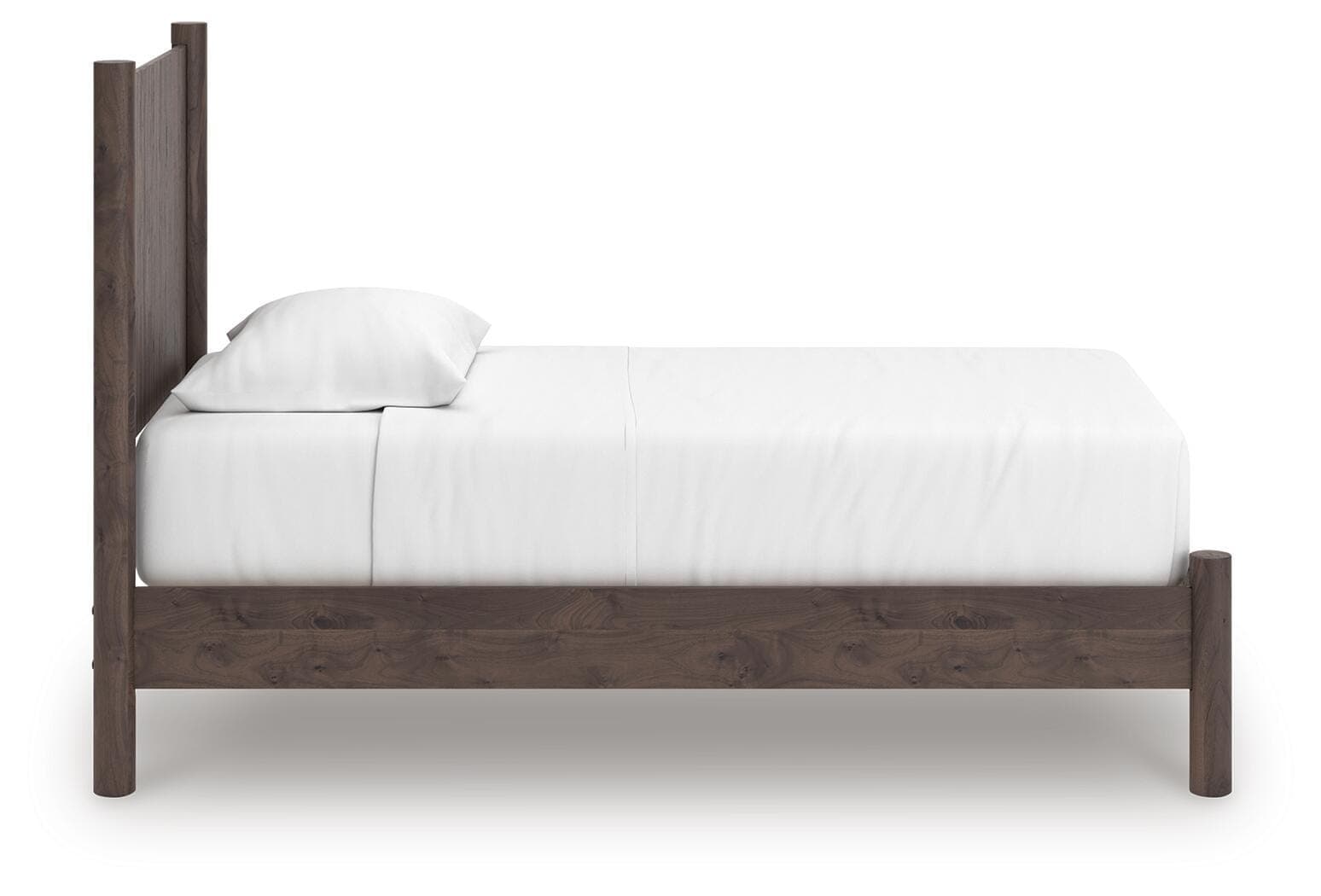 Cadmori Twin Panel Platform Bed — Brown — view 5