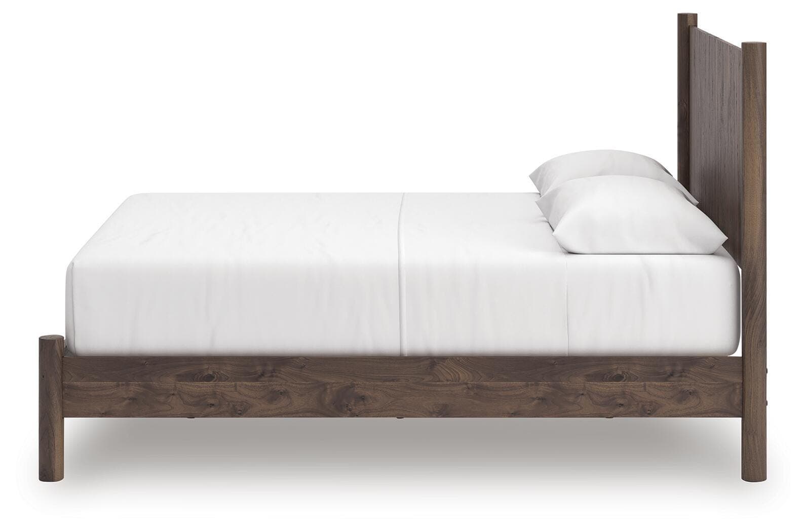 Cadmori Queen Panel Platform Bed — Brown — view 7